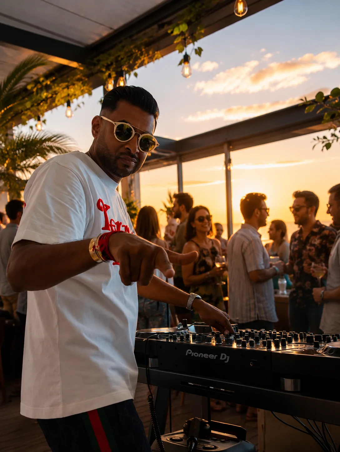 Afriindi playing for an intimate crowd